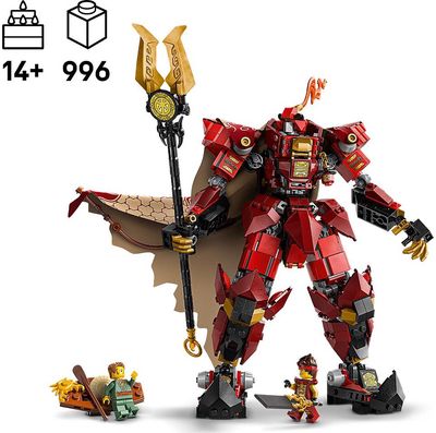 LEGO NINJAGO Ugnies riteris-robotas