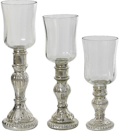 Arbatinės žvakės laikiklis, stiklinis, įv. rūšių