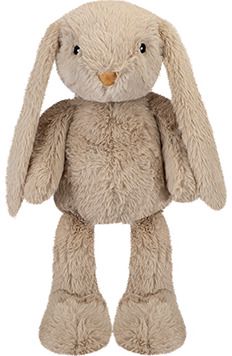 Pliušinis zuikis BROWN LONG EARED BUNNY 50 cm.