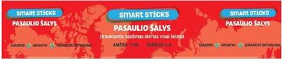 Mokomasis stalo žaidimas CHALK AND CHUCKLES Pasaulio šalys, Smart Stics
