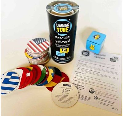 Mokomasis stalo žaidimas K TOYZ Pasaulio vėliavos