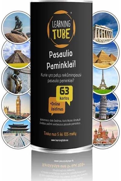 Mokomasis stalo žaidimas K TOYZ Pasaulio paminklai