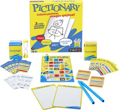 Stalo žaidimas PICTIONARY (lietuvių kalba)