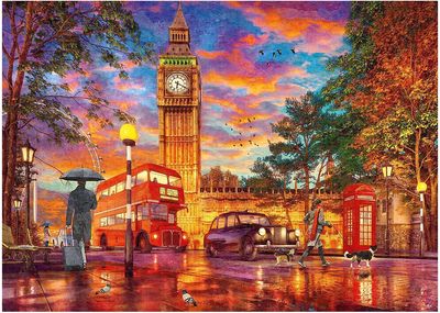 Dėlionė RAVENSBURGER Sunset on the Square, 1000 det.