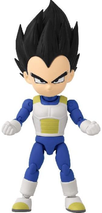 DRAGON STARS Poseable figūrėlė su priedais - Vegeta Mini (Diama), 7cm