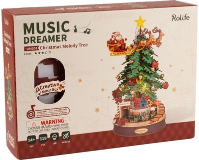 Modelavimo rinkinys ROBOTIME Christmas Melody Tree