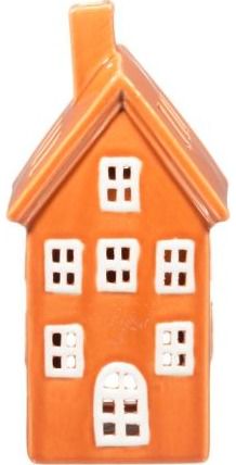 Namo formos žibintas 4LIVING Copenhagen, oranžinės sp., 19 cm