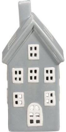 Namo formos žibintas 4LIVING Copenhagen, pilkos sp., 19 cm