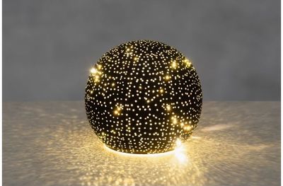 Stiklinis dekoratyvinis 3D LED rutulys FINNLUMOR, 12 cm