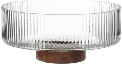 Stiklinis dubuo MAKU, rumbuotas, 21 cm