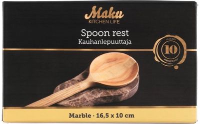 Šaukšto padėkliukas MAKU, marmuro dizaino, rudos sp.