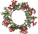 Vainikas WINTERIA su uogomis, 30 cm