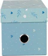 Kanceliarinė dėžutė B'LOG SWEET BLUE S, 23x15x14 cm