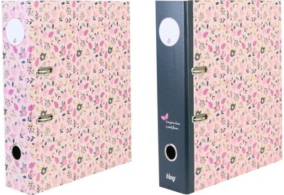 Segtuvas B'LOG FLOWERS su 2 žiedais, A4, 8 cm, 4 rūšių