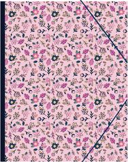 Aplankas FLOWERS su guma, A4