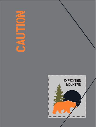 Aplankas plastikinis TRAVELLER su guma, A4