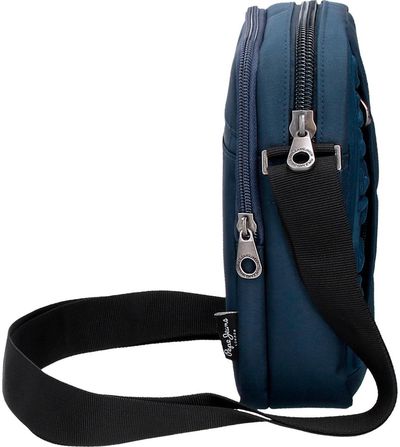 Vyriška rankinė Pepe Jeans ANCOR, Navy Blue, 2 skyrių, 22 cm