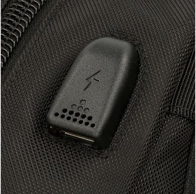 Kuprinė Pepe Jeans BROMLEY 24, 44 cm, 3 skyrių, juodos sp.