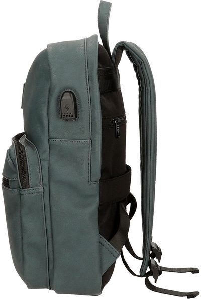 Kuprinė Adept AXEL, 40 cm, 2 skyrių, mėlynos sp.