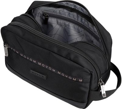 Vyriška kosmetinė Adept MOVOM BUSTER, juodos sp., 2 skyrių