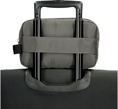 Vyriška kosmetinė Adept MOVOM BUSTER, pilkos sp., 2 skyrių