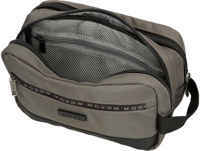 Vyriška kosmetinė Adept MOVOM BUSTER, pilkos sp., 2 skyrių