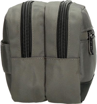 Vyriška kosmetinė Adept MOVOM BUSTER, pilkos sp., 2 skyrių