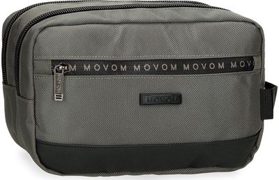 Vyriška kosmetinė Adept MOVOM BUSTER, pilkos sp., 2 skyrių