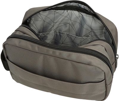 Vyriška kosmetinė Adept MOVOM BUSTER, pilkos sp., 2 skyrių