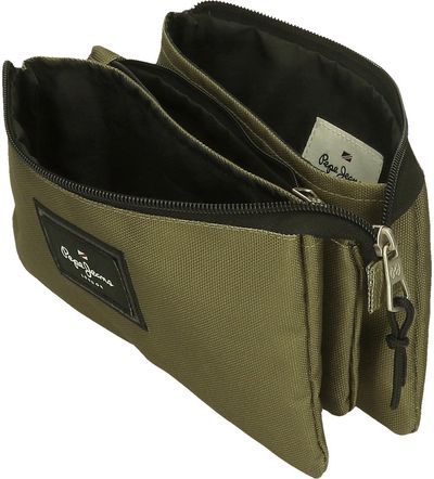 Penalas Pepe Jeans ARIS EVERGREEN, chaki, 3 kišenių