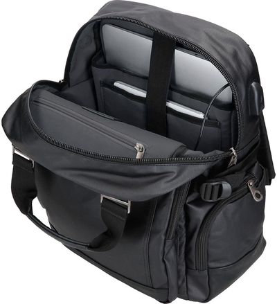 Kuprinė Pepe Jeans HATFIELD, 40 cm, juodos sp.