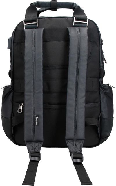 Kuprinė Pepe Jeans HATFIELD, 40 cm, juodos sp.