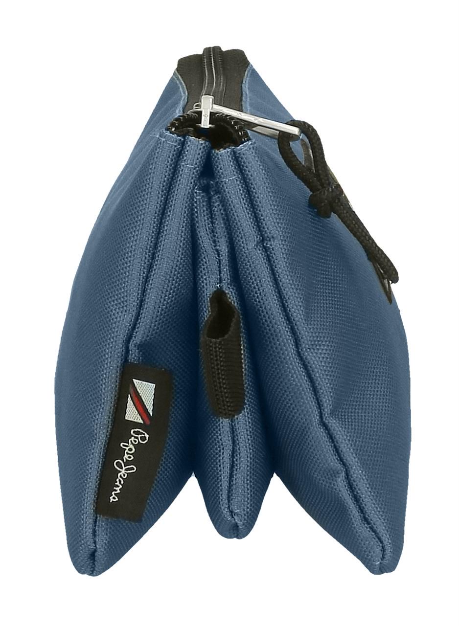Pepe Jeans Aris Federmäppchen – 12x22x5 Cm, 3 Fächer, Aus Polyester, Mit Seitlichem Griff