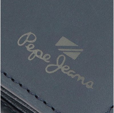 Vyriška piniginė Pepe Jeans STAPLE, natūrali oda, t. mėlynos sp.