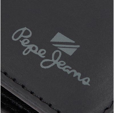 Vyriška piniginė Pepe Jeans STAPLE, natūrali oda, juodos sp.