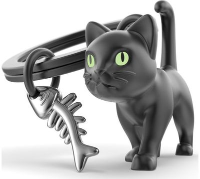 Raktų pakabukas Promi Juoda katė