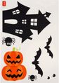 Lipnūs langų lipdukai LEGAMI HALOWEEN , 35 vnt.