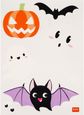 Lipnūs langų lipdukai LEGAMI HALOWEEN , 35 vnt.