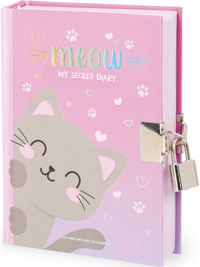 Dienoraštis LEGAMI Meow, su spynele