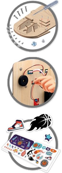 Konstravimo žaidimas BUKI Elektroninis krepšinis