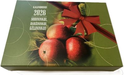 Plėšomas 2026 m. kalendorius dėžutėje, 3 rūšių