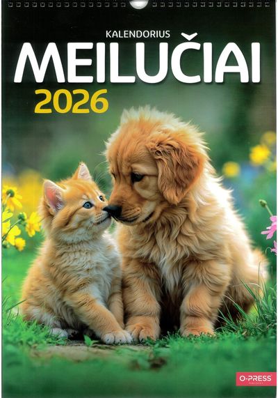 Kalendorius 2026 A3 Meilučiai
