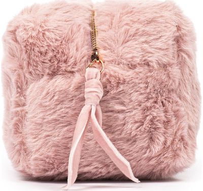 Kosmetinė POSH+POP Cosy Fur, kailinė, rožinės sp.