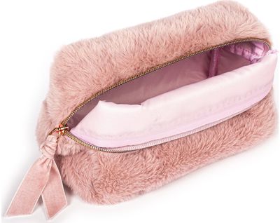Kosmetinė POSH+POP Cosy Fur, kailinė, rožinės sp.