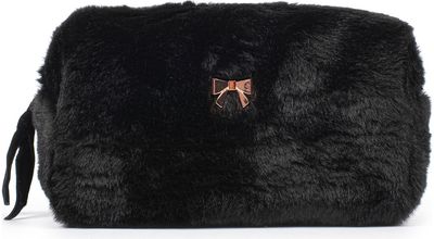 Kosmetinė POSH+POP Cosy Fur, kailinė, juodos sp.