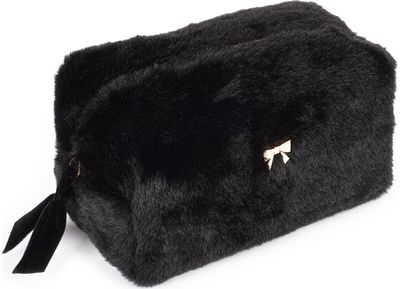 Kosmetinė POSH+POP Cosy Fur, kailinė, juodos sp.