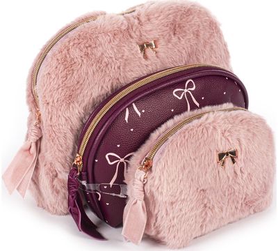 Kosmetinių rinkinys POSH+POP Cosy Fur, 3 vnt.