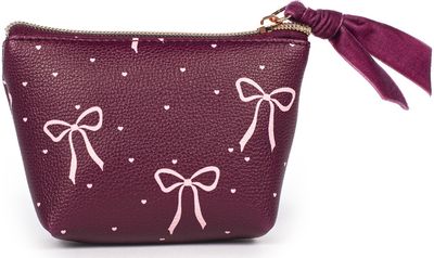 Monetų piniginė POSH+POP Cosy, bordo sp.