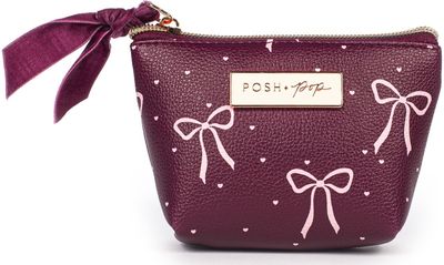 Monetų piniginė POSH+POP Cosy, bordo sp.