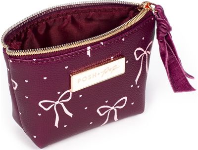 Monetų piniginė POSH+POP Cosy, bordo sp.